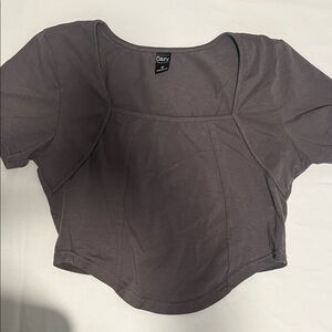 Dazy Women's Charcoal Blouse